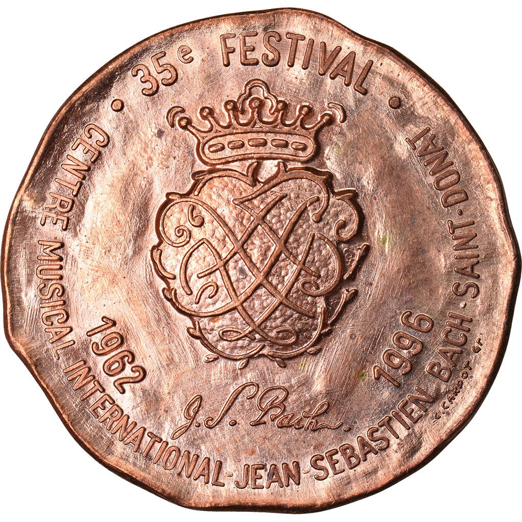 Francja, 1-1/2 Euro, Euro des Villes, 1996, Saint-Donat, AU(55-58), ND