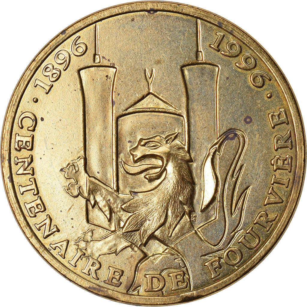 France, 3 Euro, Euro des Villes, 1996, Lyon, EF(40-45)