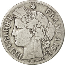 Coin, France, Cérès, 2 Francs, 1871, Paris, VF(30-35), Silver, KM:817.1