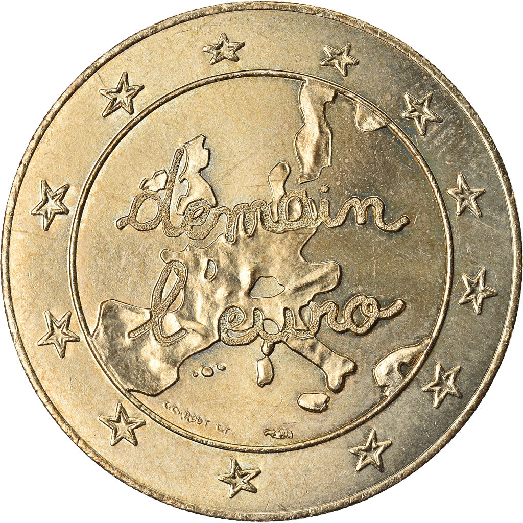 Frankrijk, 1-1/2 Euro, Euro des Villes, 1996, Demain l'Euro, PR, n.v.t.