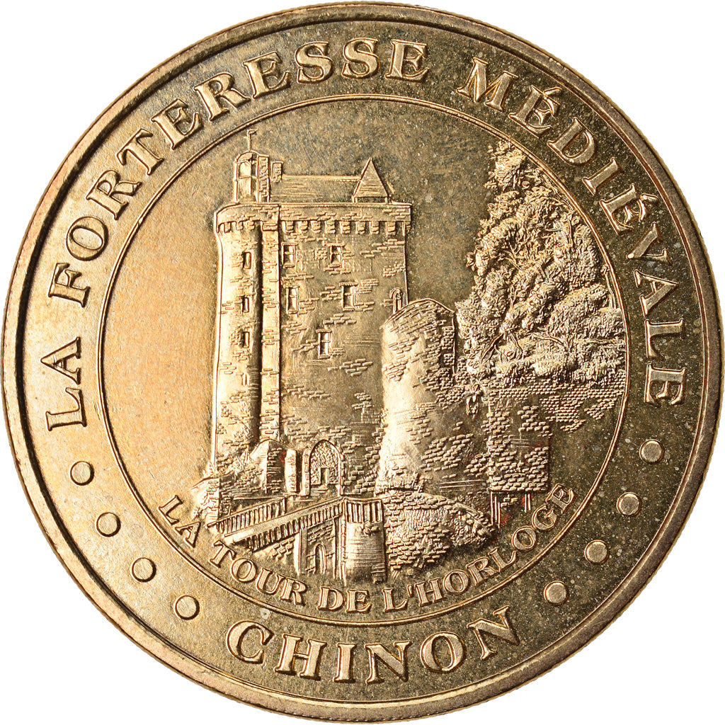 France, Token, Touristic token, Chinon - Forteresse médiévale, Arts & Culture