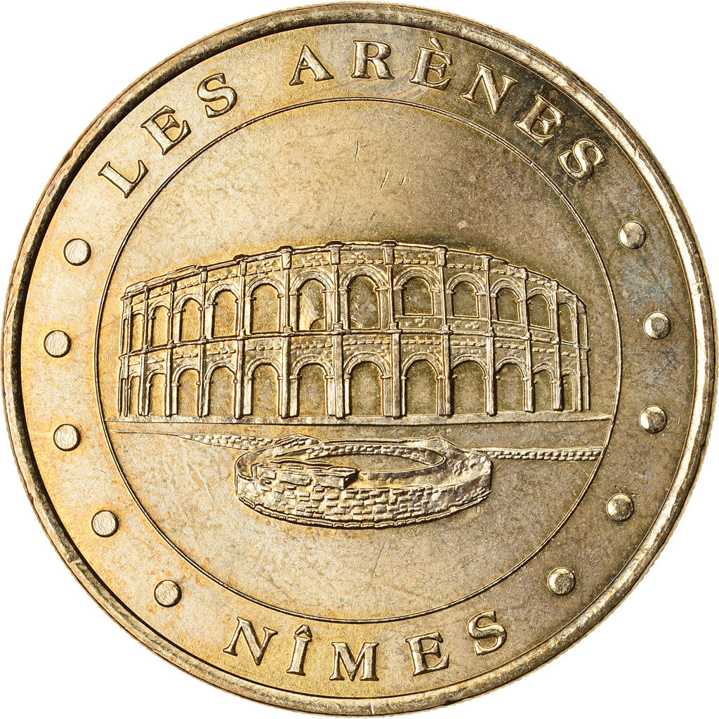 Francja, Token, Żeton turystyczny, Nimes - Les Arènes n°2, Sztuka i Kultura