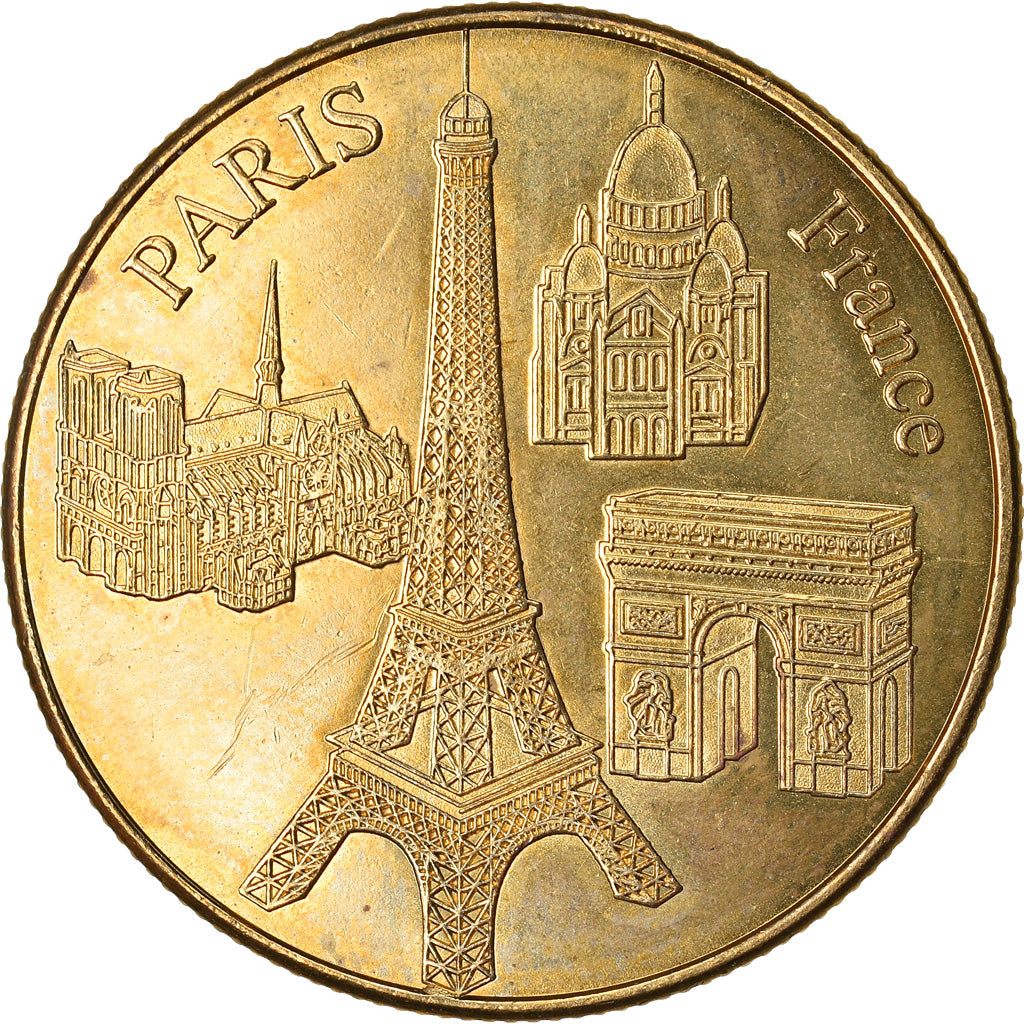 France, Jeton, Tourist Token, Paris - Les 4 monuments, Médaille de Collection