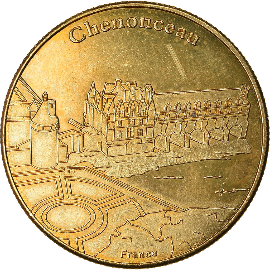France, Token, Tourist Token, 37/ Château de Chenonceau, Médaille de