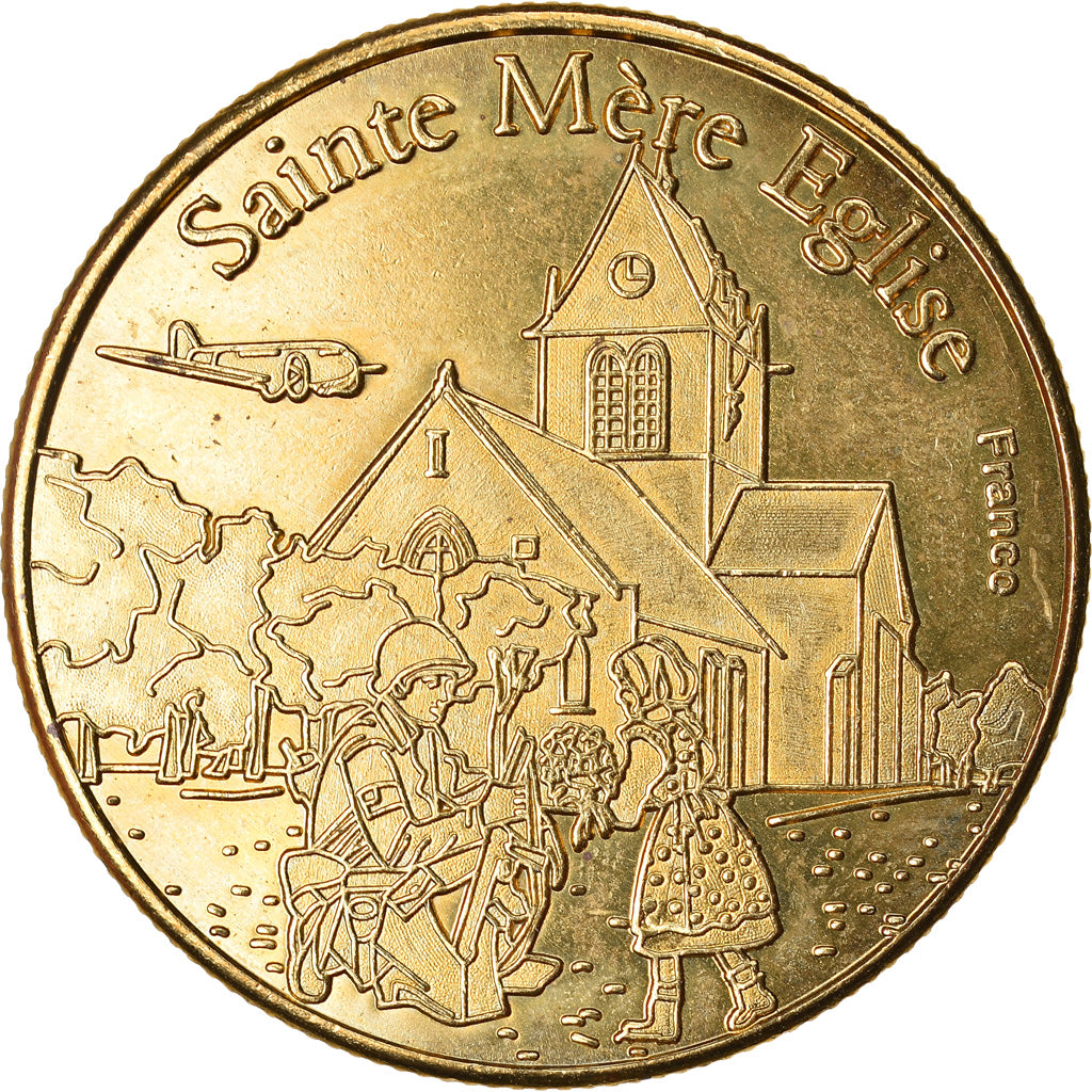 Francja, Token, Żeton turystyczny, Sainte-Mère-l'Eglise - 60ème anniversaire