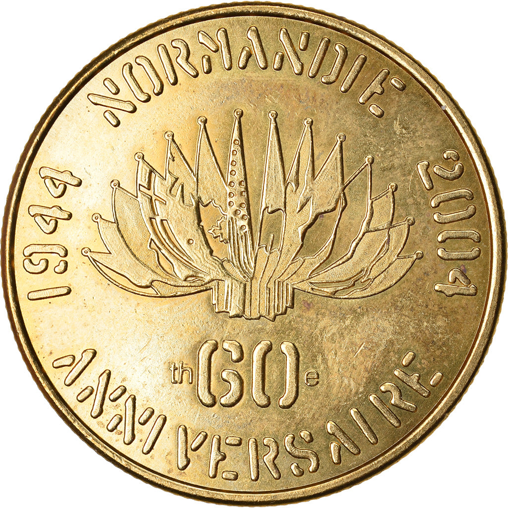 Francja, Token, Żeton turystyczny, Sainte-Mère-l'Eglise - 60ème anniversaire