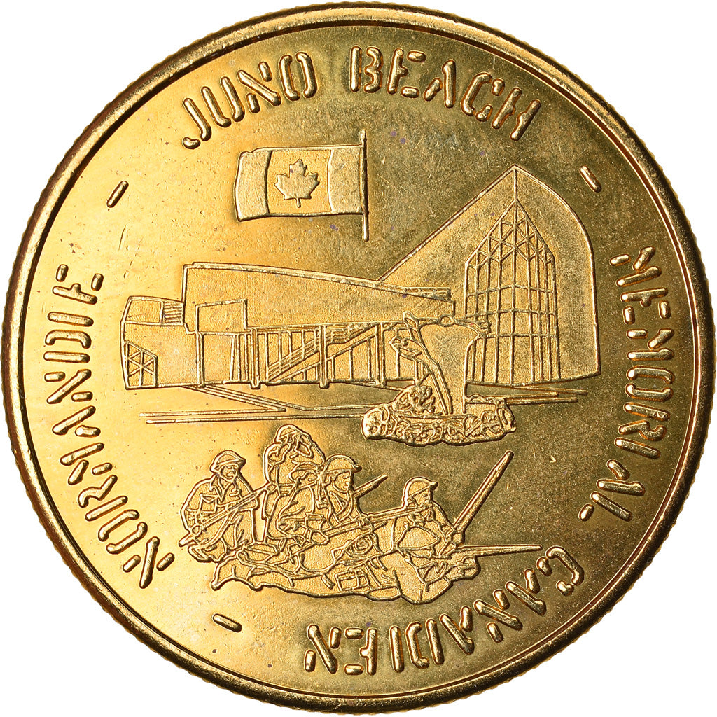 France, Token, Touristic token, Juno Beach - Mémorial canadien - 60ème