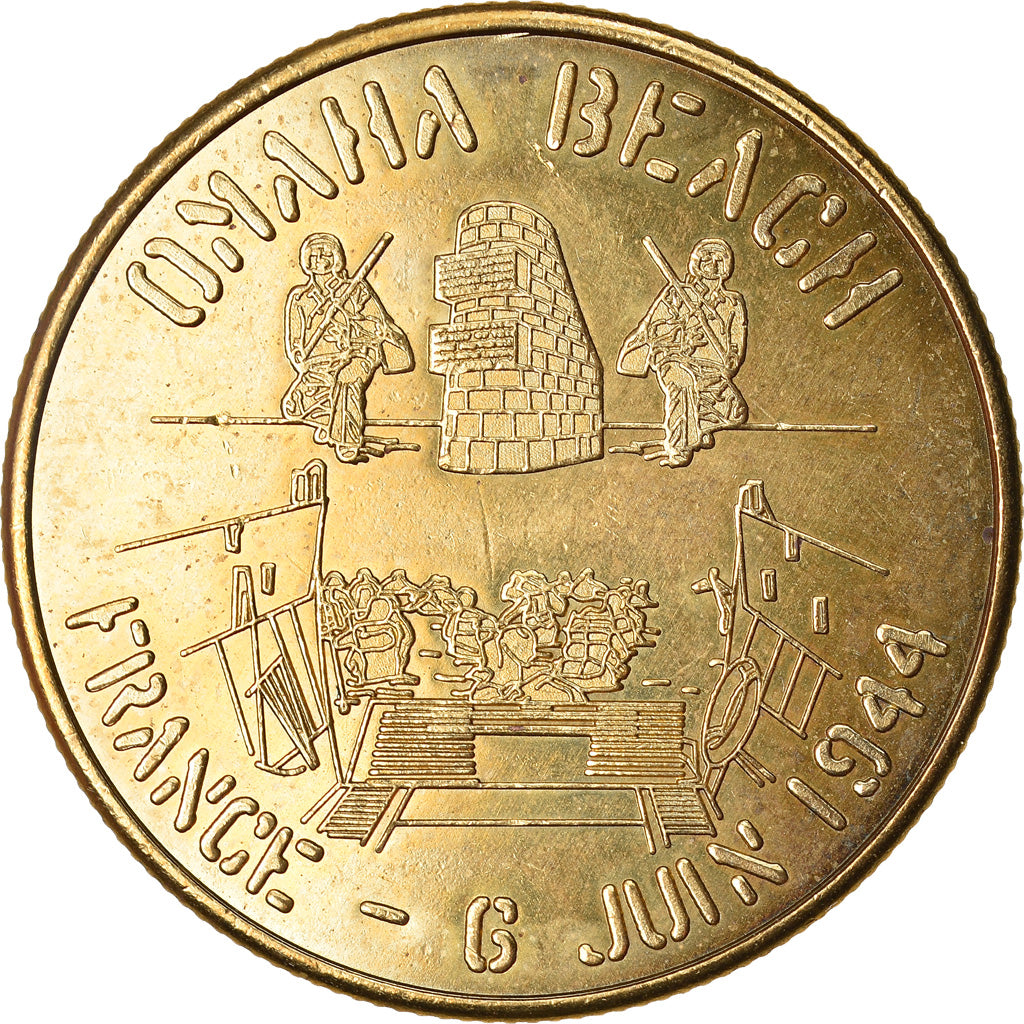 France, Token, Touristic token, Omaha Beach - 60ème anniversaire, Arts &