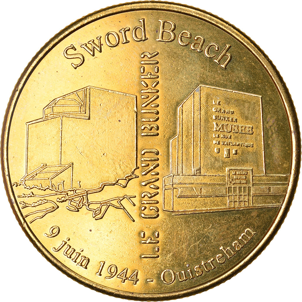 Frankrijk, Token, Toeristisch fiche, Sword Beach - Le grand bunker - 60ème