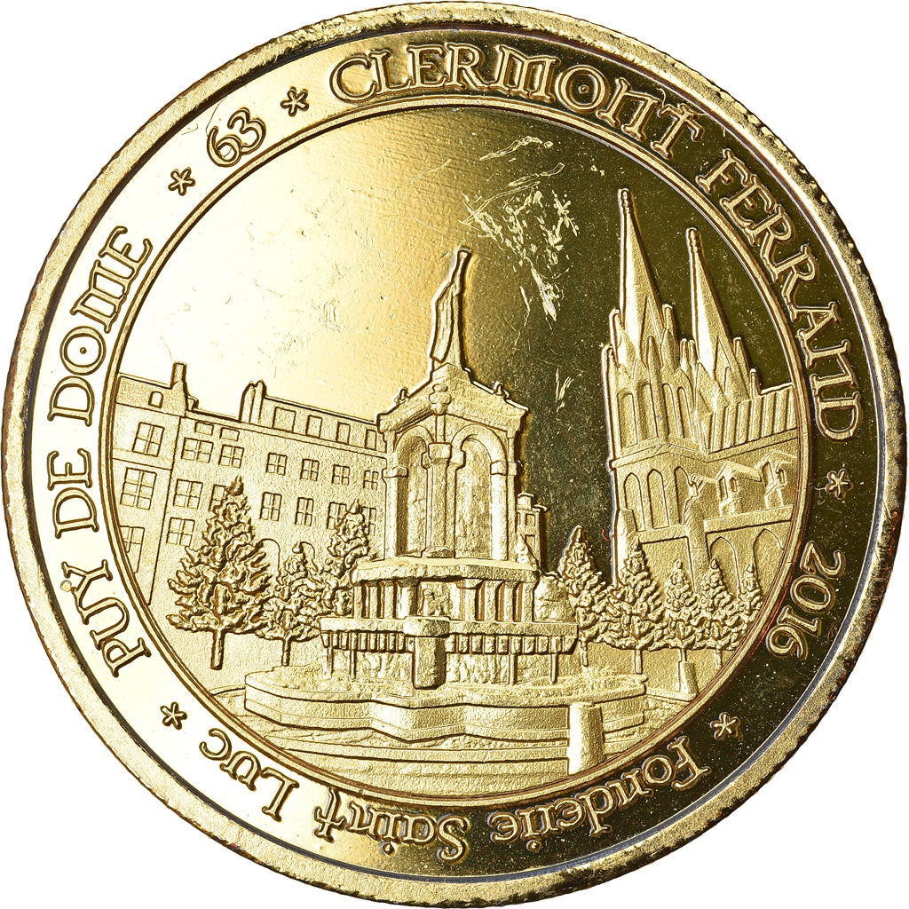 France, Token, Touristic token, Clermont-Ferrand - Le Puy de Dôme, 2016