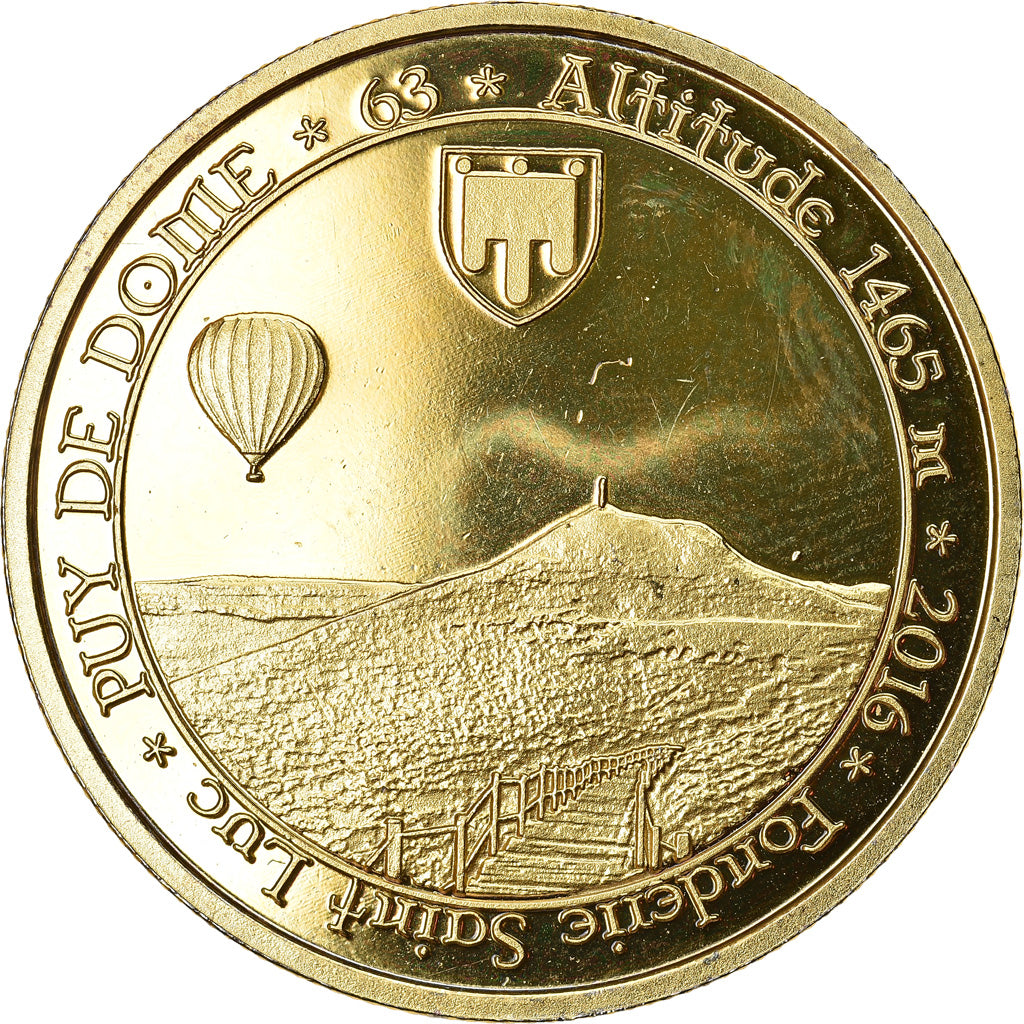 France, Token, Touristic token, Clermont-Ferrand - Le Puy de Dôme, 2016