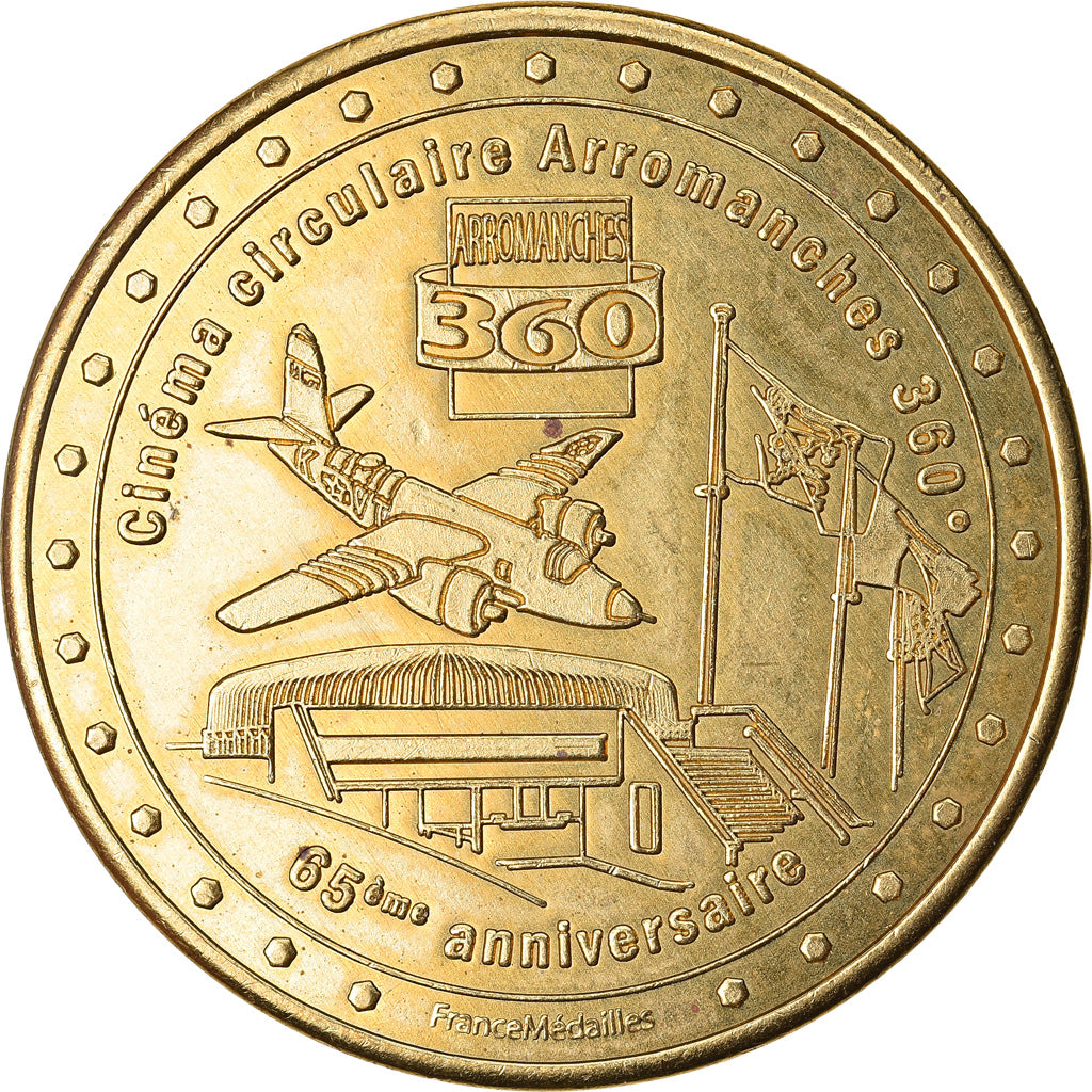 France, Jeton, Jeton Touristique, Normandie - Espace Historique - Arromanches -