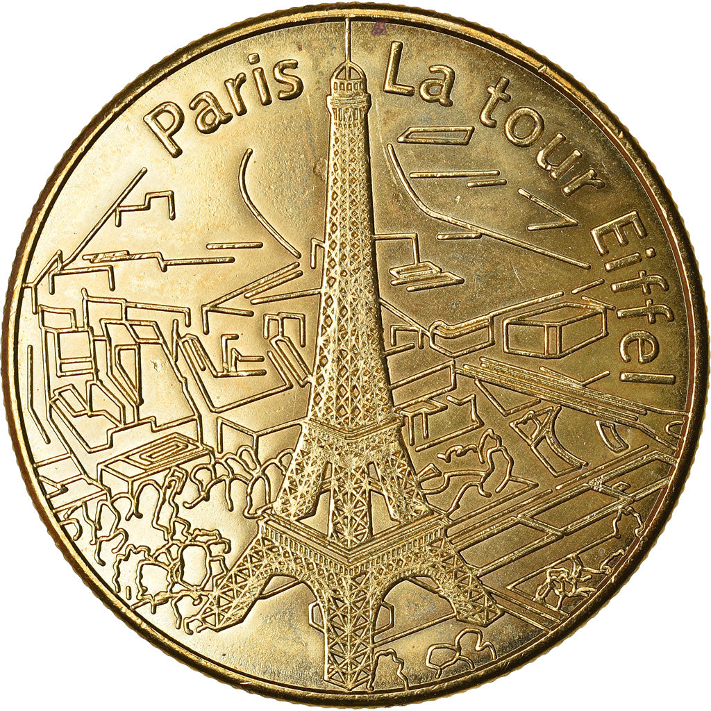 France, Jeton, Tourist Token, Paris - La Tour Eiffel, Médaille de Collection