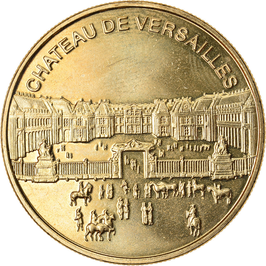 France, Token, Touristic token, Versailles - Le château - La cour de marbre