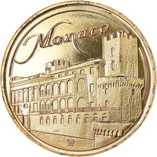 France, Token, Touristic token, 98/ Monaco - Le Rocher, AU(50-53), Cupro-nickel