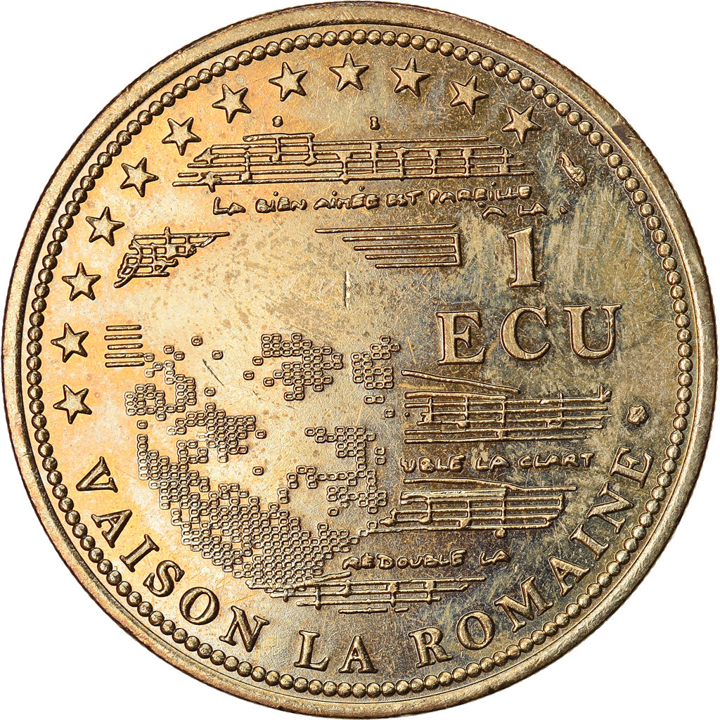França, Ecu, Euro des Villes, 1995, Vaison la romaine, AU(55-58), N/D
