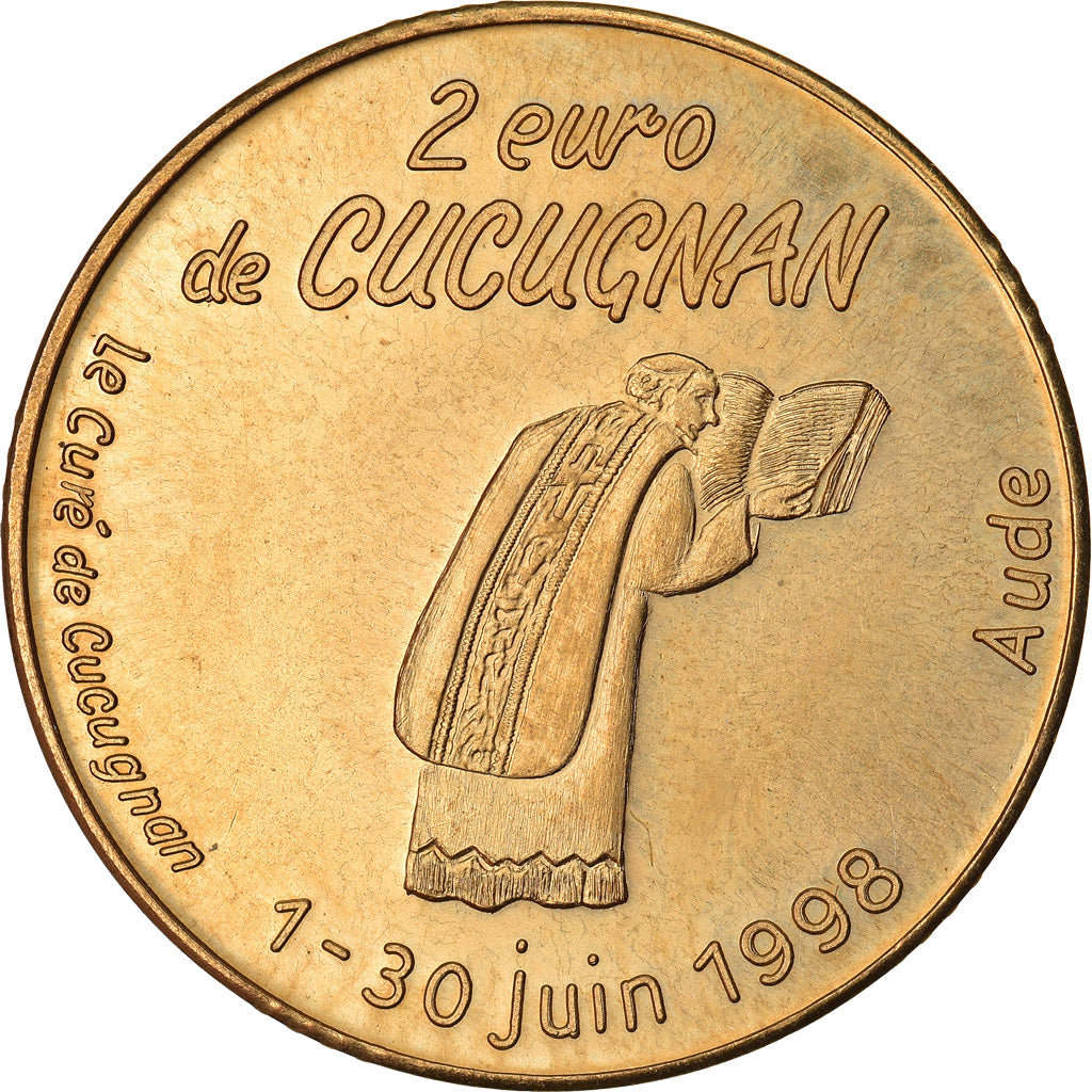 Frankrijk, 2 Euro, Euros des villes, 1998, Cucugnan - Alphonse Daudet, ZF