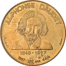 France, 2 Euro, Euros des villes, 1998, Allevard les Bains - Alphonse Daudet