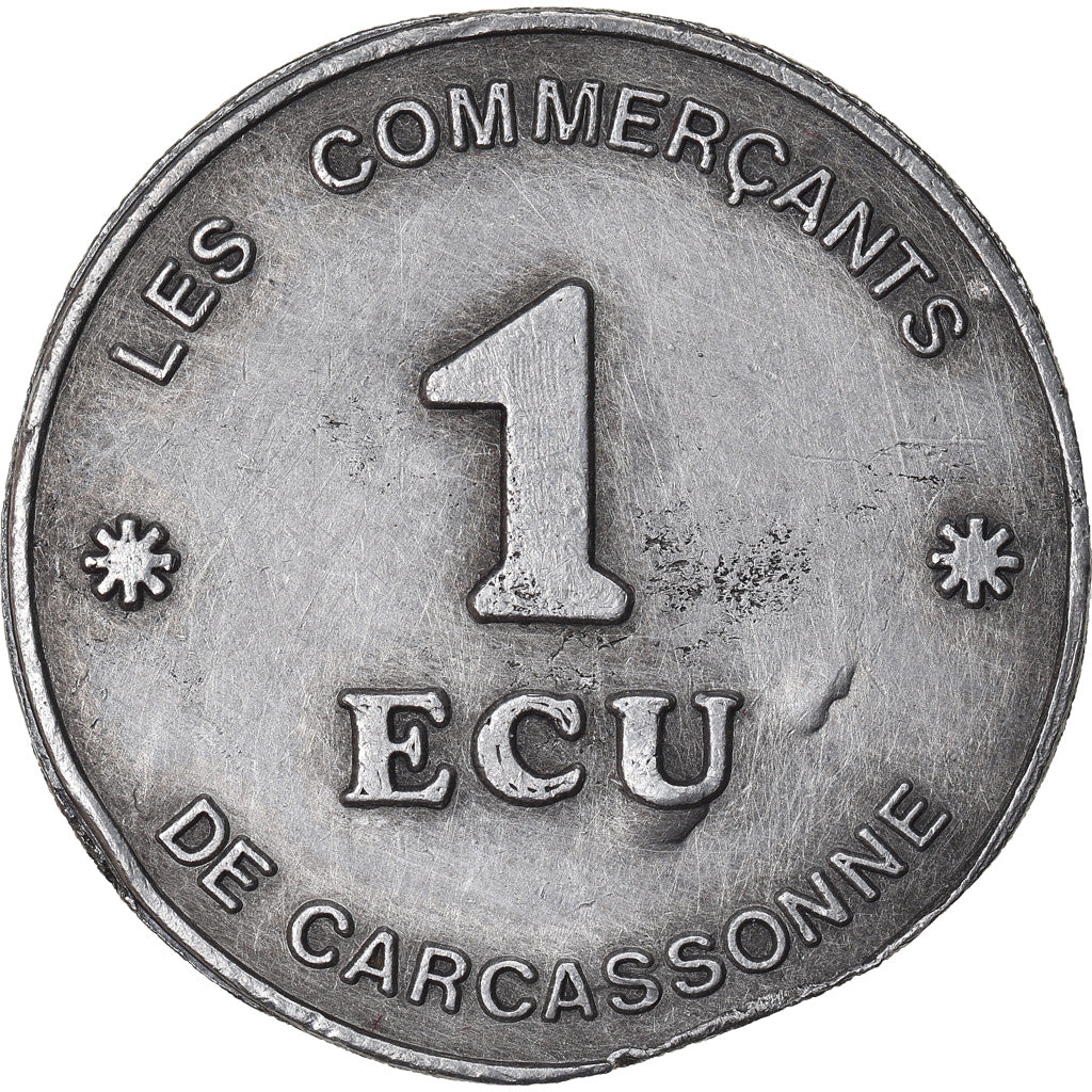 Frankrijk, Ecu, Euro des Villes, 1992, CARCASSONNE, FR+, n.v.t.