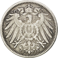 Coin, GERMANY - EMPIRE, Wilhelm II, Mark, 1910, Hambourg, EF(40-45), Silver