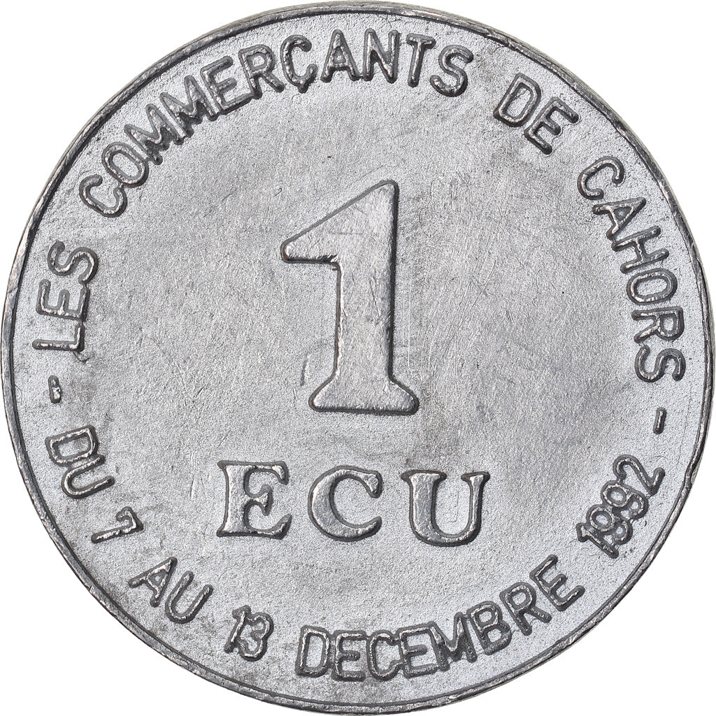 Francia, Ecu, Euro des Villes, 1992, Cahors, EBC, Sin información