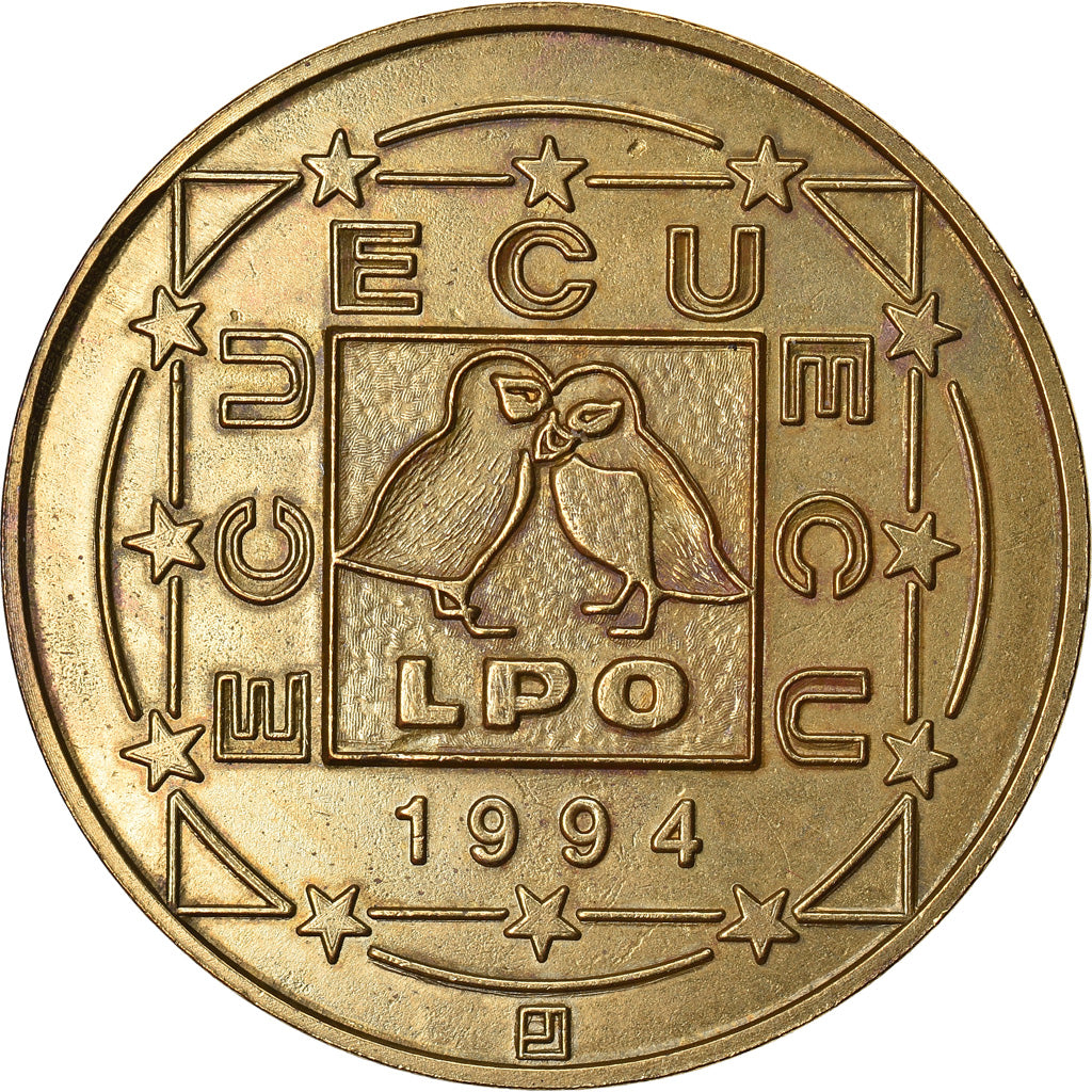 Francja, Ecu, Euro des Villes, 1994, Rochefort - Ligue pour la protection des