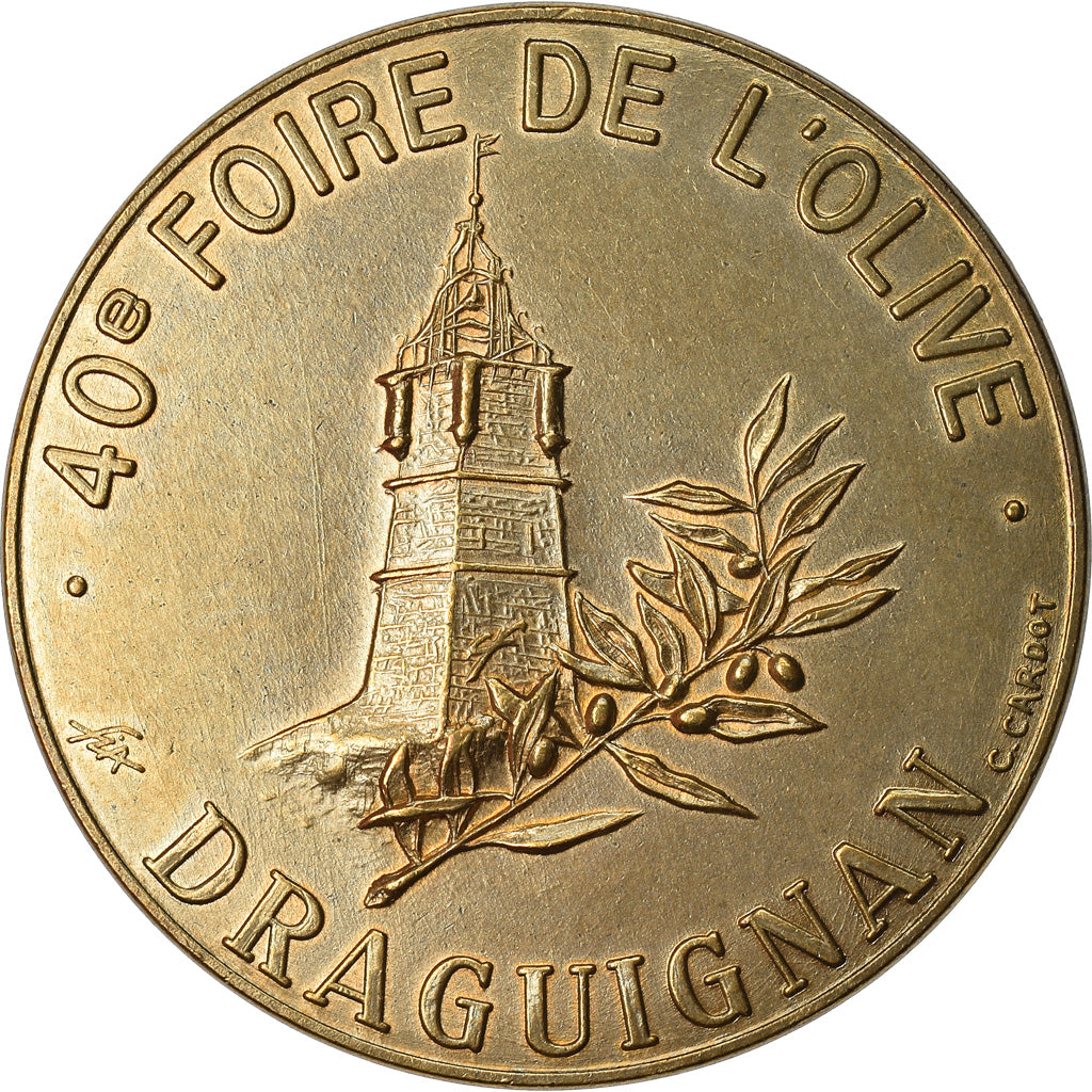 Francia, 5 Ecu, Euro des Villes, 1993, Draguignan, EBC, Sin información