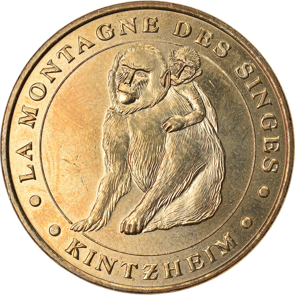 France, Jeton, Jeton Touristique, Kintzheim -  Montagne des Singes n°3, Arts &
