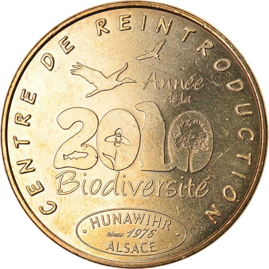 Francja, Token, Żeton turystyczny, Hunawihr - Centre de reproduction n°7