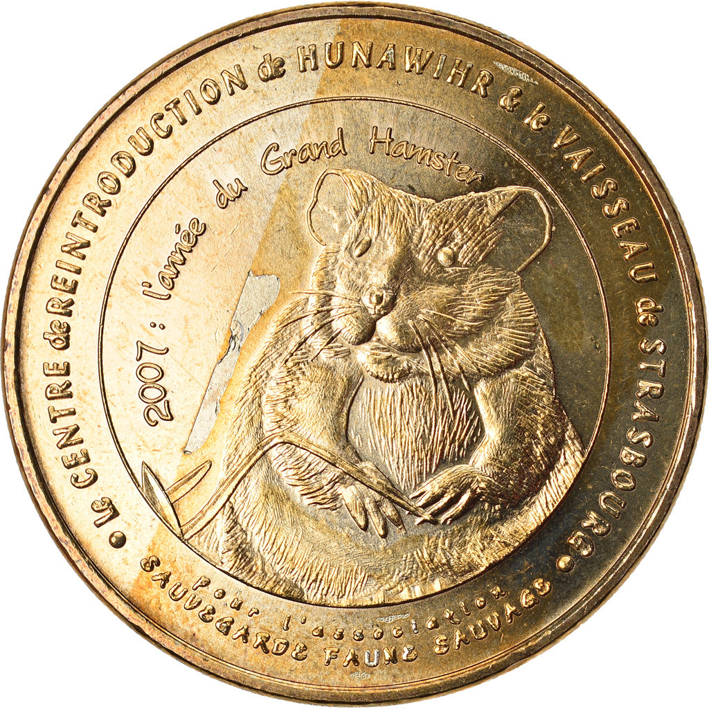 Francia, Token, Touristic token, Hunawihr - Centre de reproduction n°4, Arts &