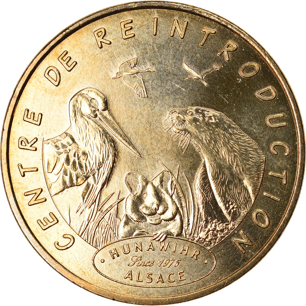 Frankreich, Token, Touristic token, Hunawihr - Centre de reproduction n°6, Arts