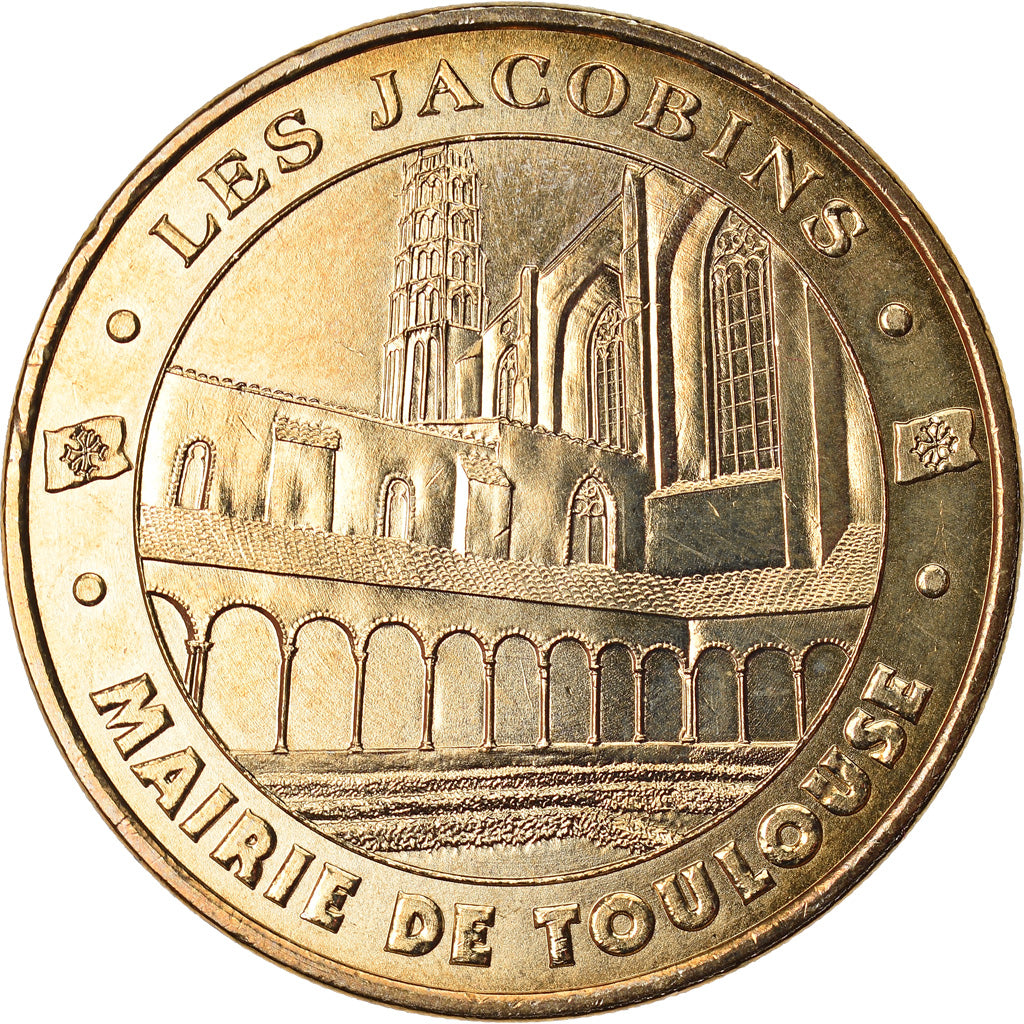 Francia, Token, Touristic token, 31/ Les Jacobins - Toulouse, Arts & Culture
