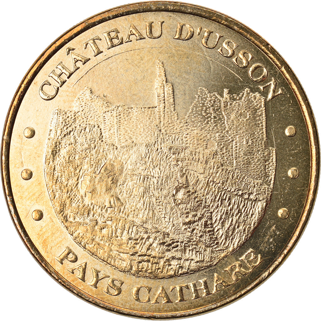 Frankreich, Token, Touristic token, Rouze - Château d'Usson, Arts & Culture