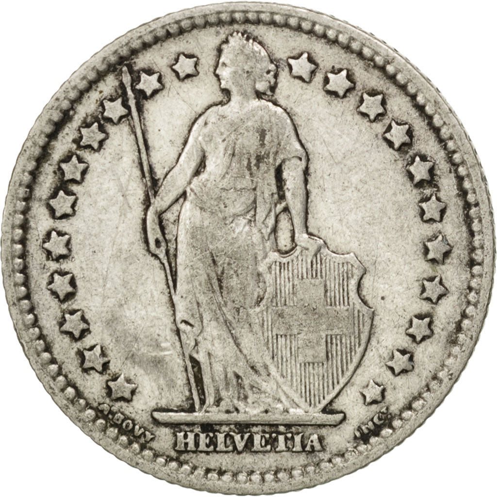Suisse, Confédération, 1 Franc 1904 B, Berne, KM 24