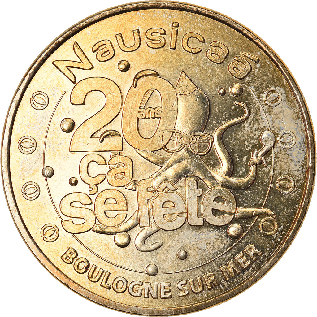 Frankreich, Token, Touristic token, Boulogne-sur-Mer -Nausicaa n°7 - 20 ANS