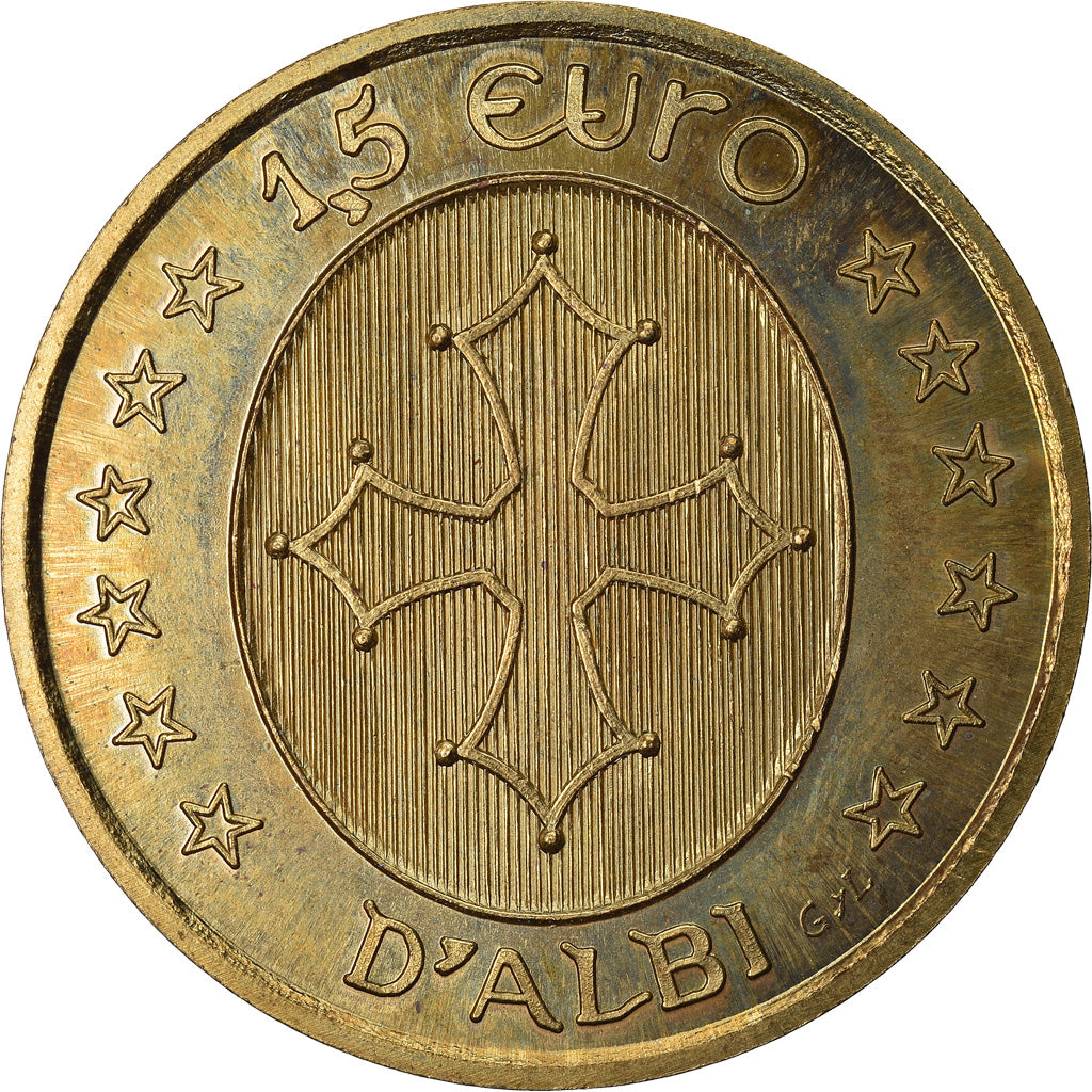 France, 1.5 Ecu, Euro des Villes, 1996, ALBI, EF(40-45)