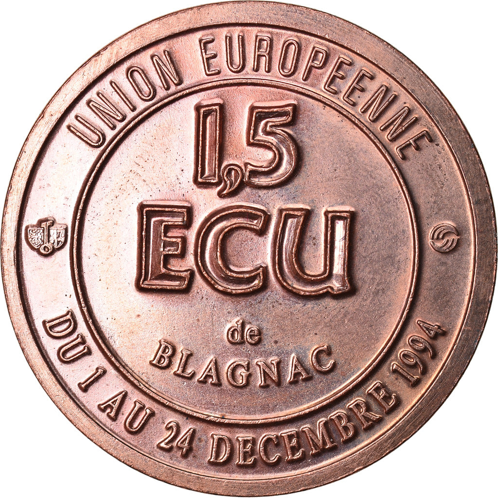 Frankrijk, 1.5 Ecu, Euro des Villes, 1994, Blagnac, ZF, n.v.t.
