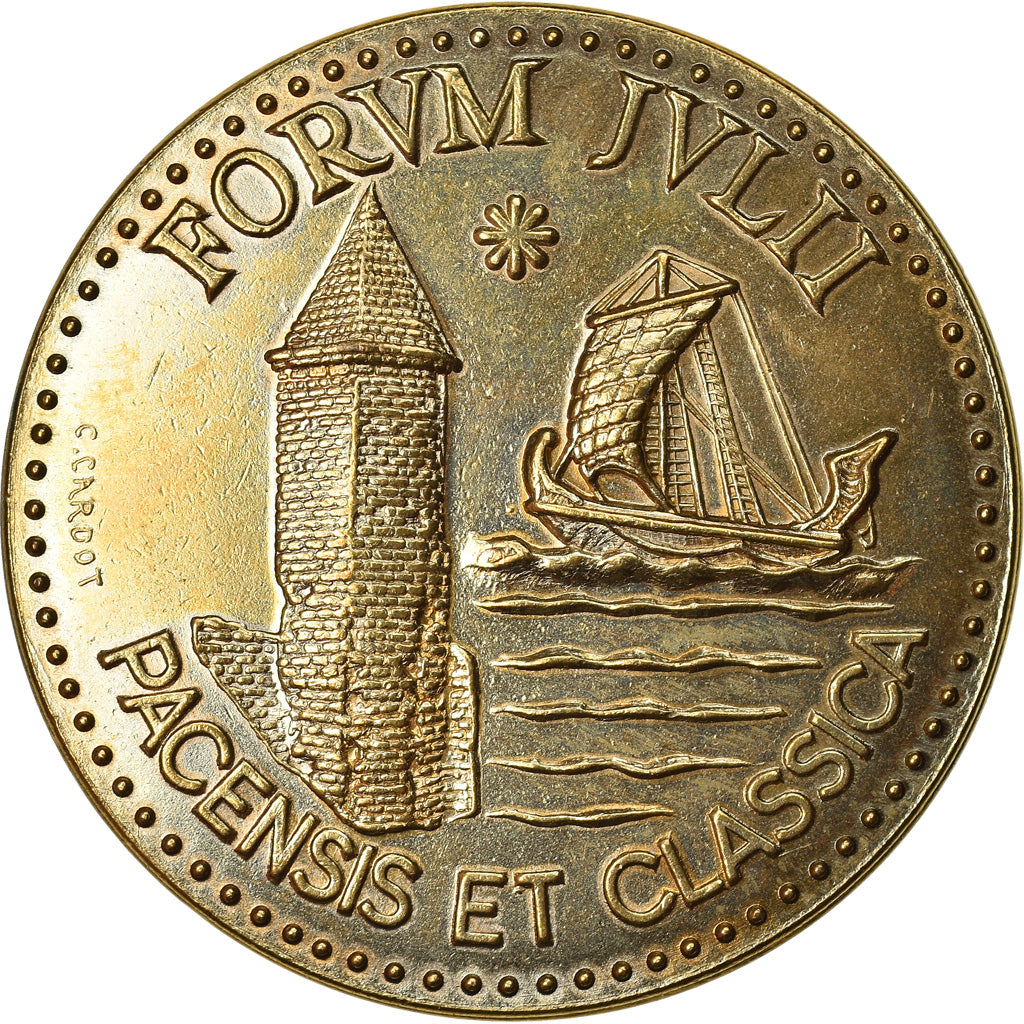 Francia, 1.5 Ecu, Euro des Villes, 1994, Fréjus, BB, N.C.