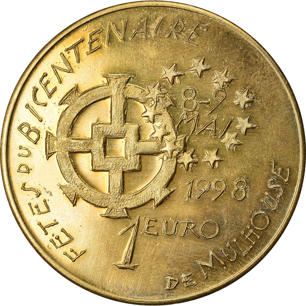 Francia, Euro, Euro des Villes, 1998, Mulhouse, EBC, Sin información