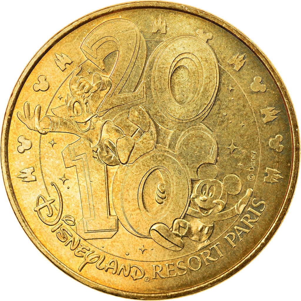 Francia, Token, Jetón turístico, Disneyland n°19 - Resort Paris, Arts &