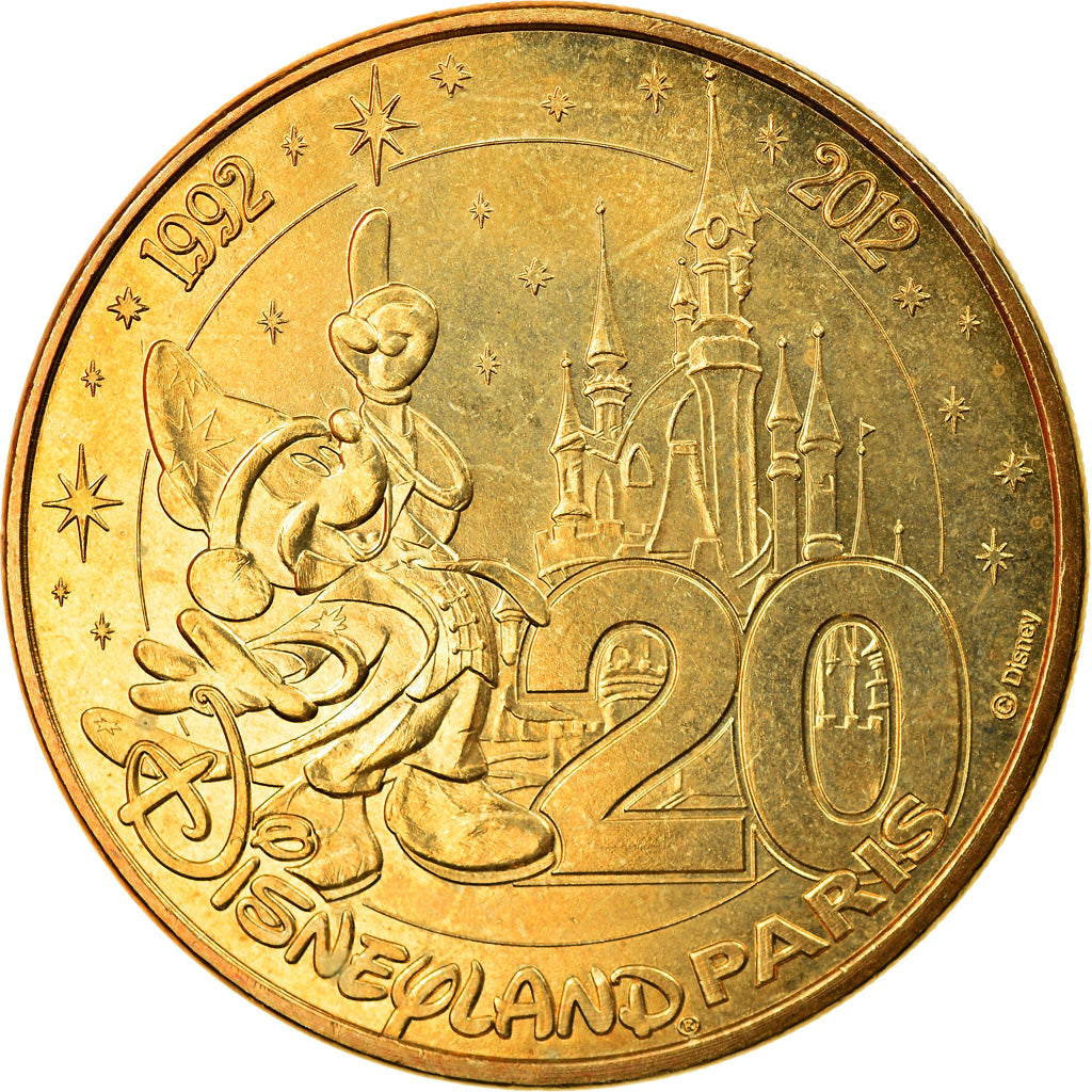 França, Token, Token turístico, Disneyland n°30 - 20 ans, Artes e Cultura