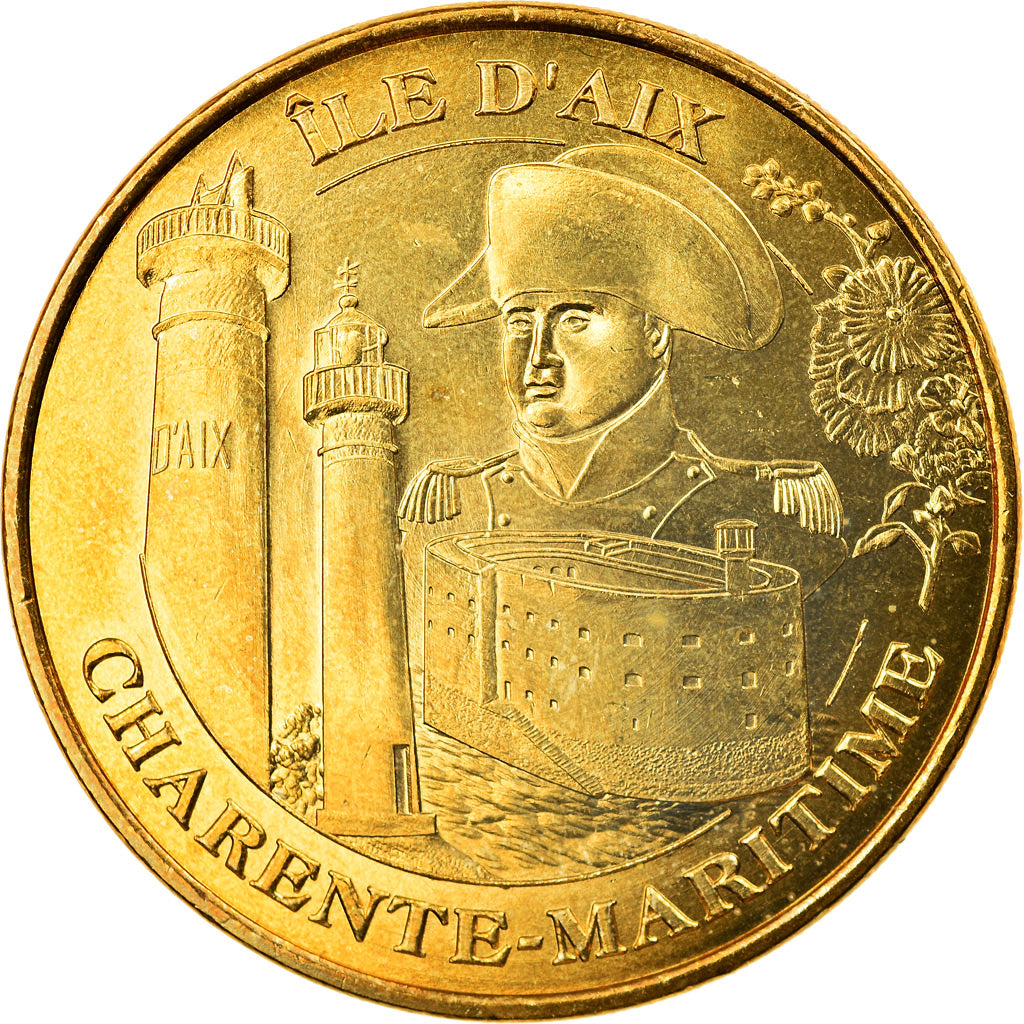 France, Token, Touristic token, Ile d'Aix -  Boyard - Napoléon et le phare