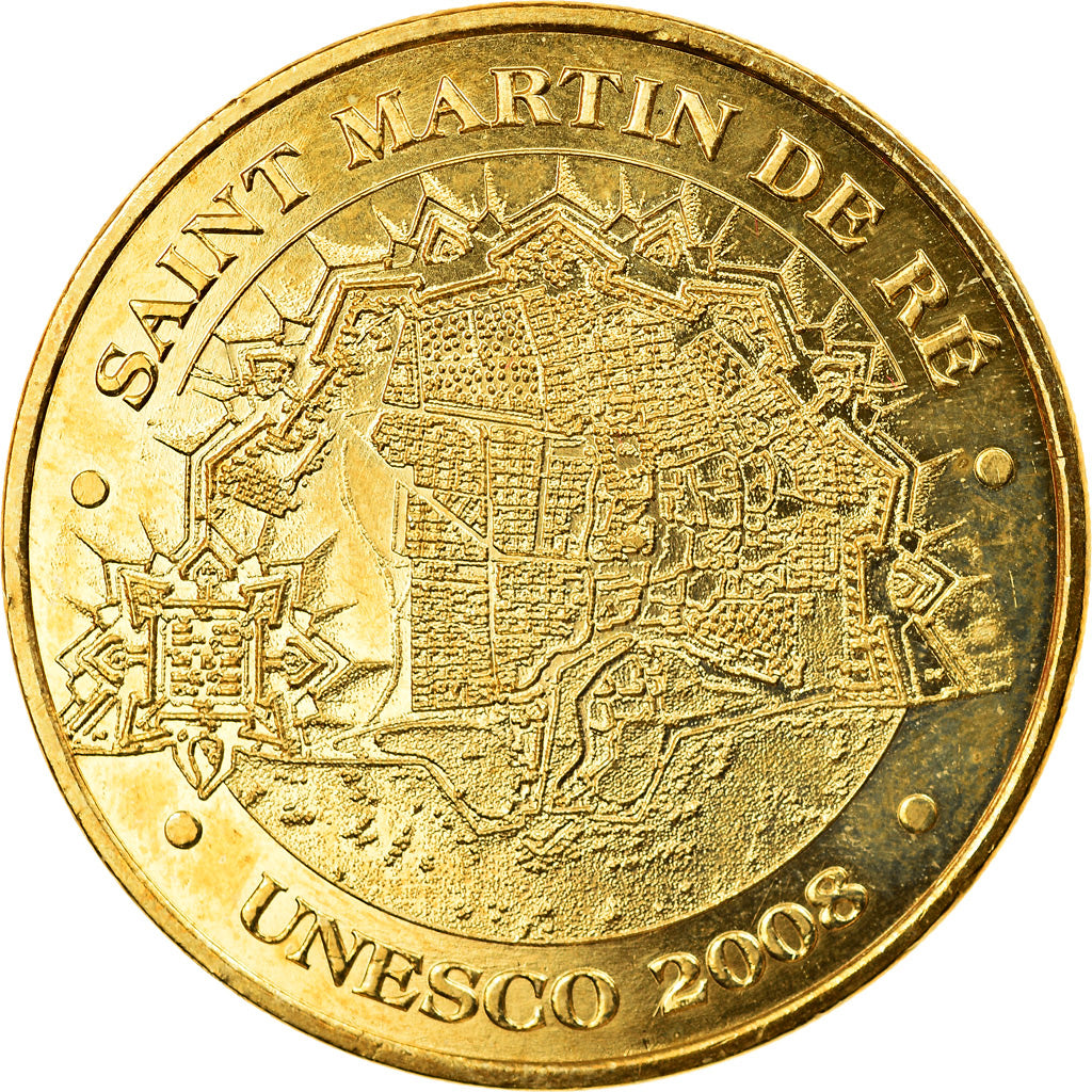 Francia, Token, Touristic token, Saint-Martin-de-Ré n°3 - Unesco 2008, Arts &