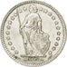 SWITZERLAND, Franc, 1913, Bern, KM #24, AU(55-58), Silver, 23.2, 5.00