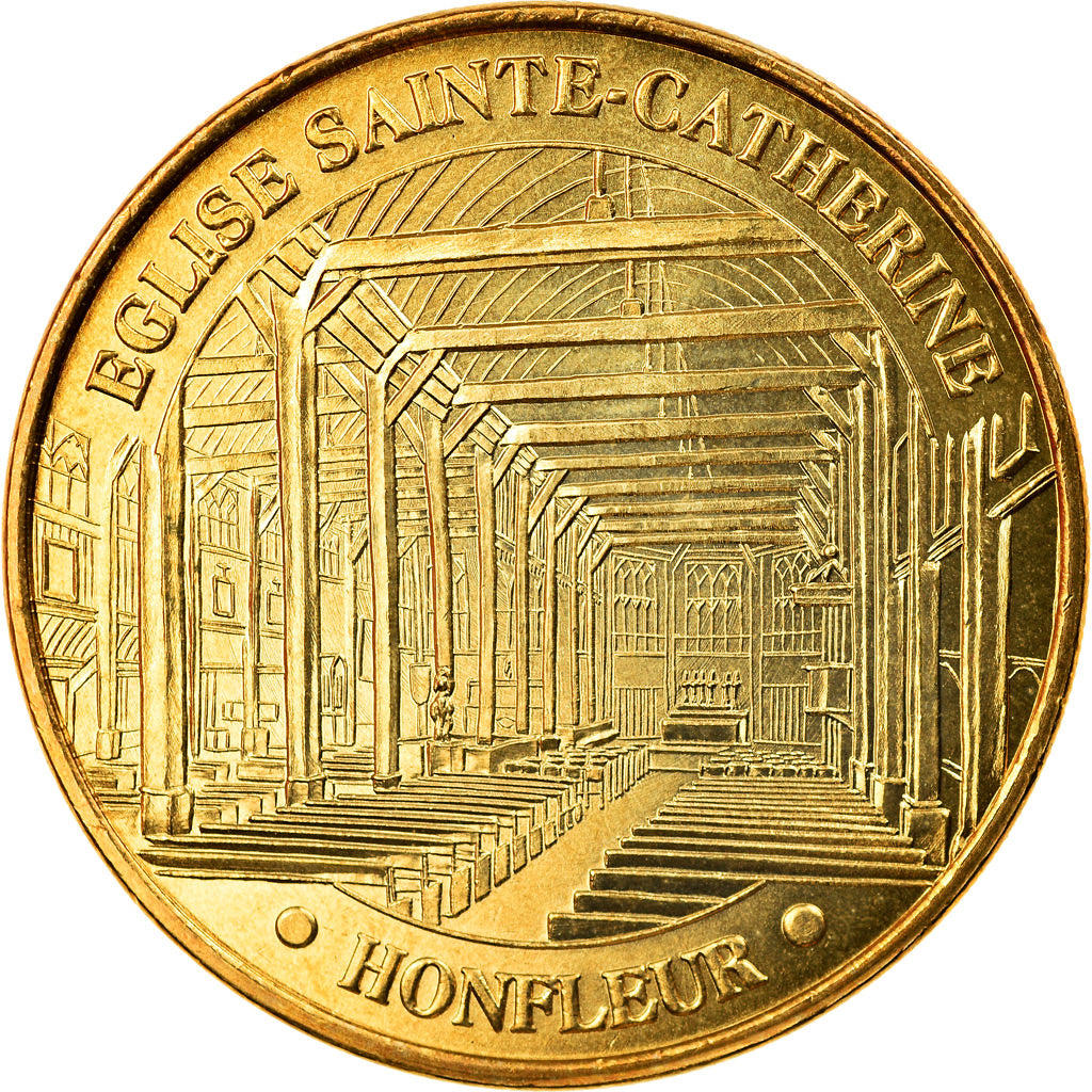 Francia, Token, Touristic token, Honfleur - Eglise Ste Catherine, Arts &
