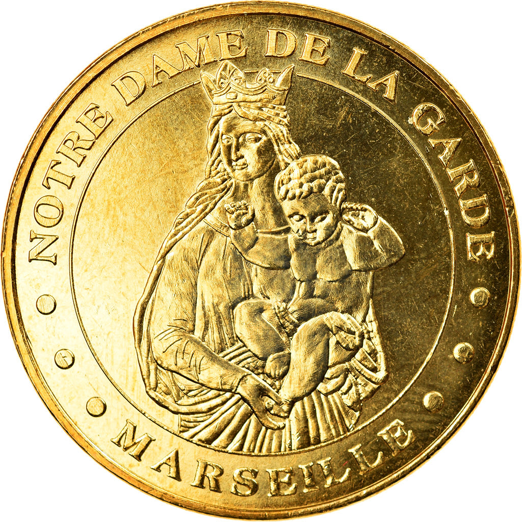 France, Jeton, Jeton Touristique, Marseille - Notre Dame de la Garde n°3, Arts