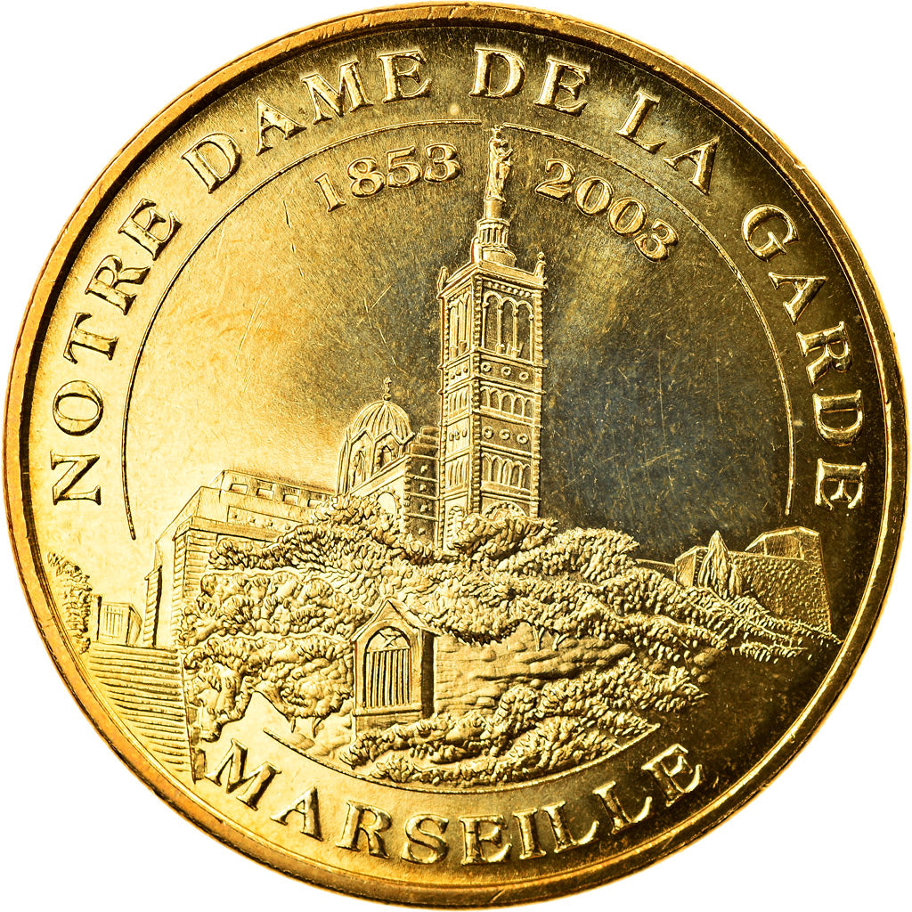 Francia, Token, Touristic token, Marseille - Notre Dame de la Garde n°2, Arts &