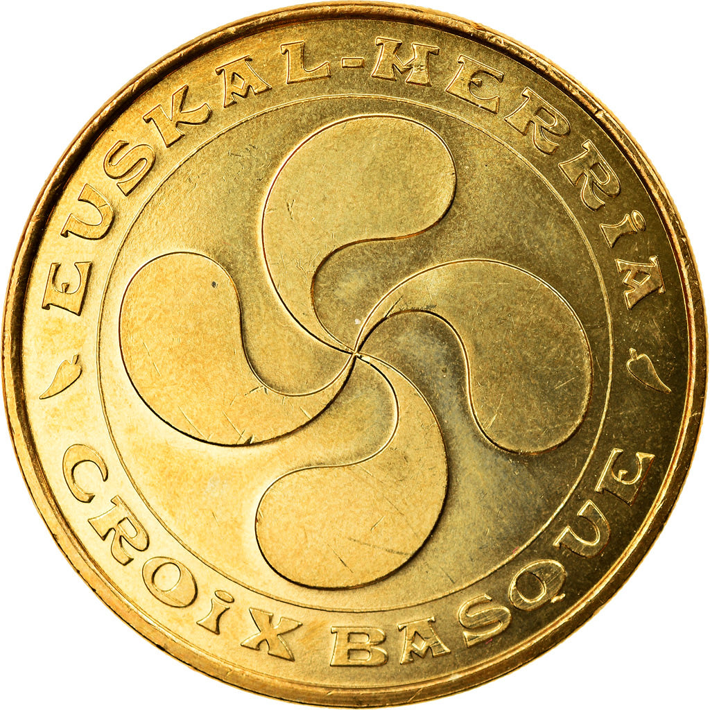 France, Token, Touristic token, Saint Jean de Luz - Euskal-Herria - Croix