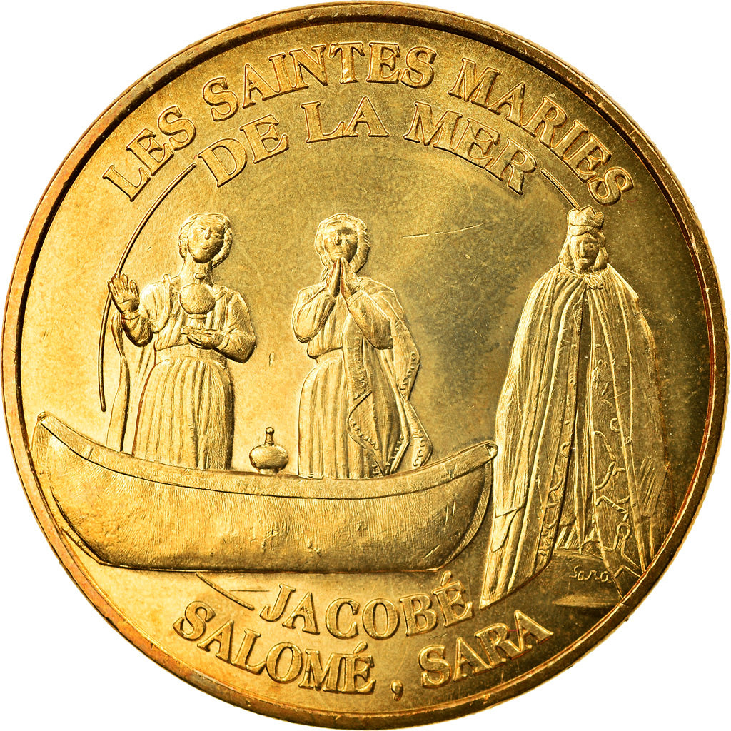 France, Token, Touristic token, les Saintes-Maries-de-la-Mer - Eglise n°2 -