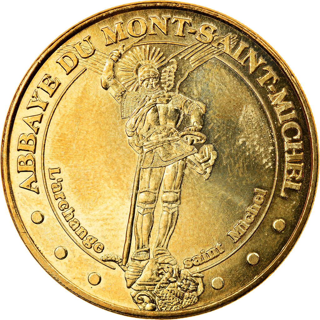 France, Token, Touristic token, Le Mont-Saint-Michel - L'Archange n°5, Arts &